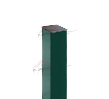 Столб 62х55х1,4х2500 RAL 6005