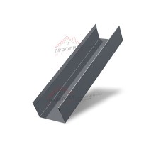 Стойка жалюзи Milan,Tokyo 0,5 GreenCoat Pural BT, matt RR 23 темно-серый
