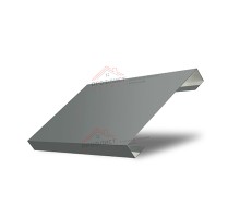 Ламель лицевая 150 жалюзи Texas 0,45 PE с пленкой RAL 7005 мышино-серый