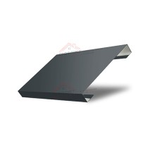 Ламель лицевая 125 жалюзи Texas 0,5 Rooftop Matte RAL 7016 антрацитово-серый
