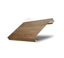 Ламель обратная 125 Texas стартовая/финишная для калиток и ворот 0,45 PT Elite Antique Wood