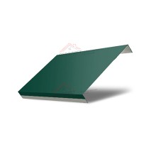 Ламель обратная 125 Texas стартовая/финишная для калиток и ворот 0,45 Drap RAL 6005 зеленый мох