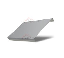 Ламель обратная 125 жалюзи Texas 0,5 Satin с пленкой RAL 7004 сигнальный серый