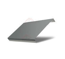 Ламель обратная 150 жалюзи Texas 0,45 PE с пленкой RAL 7005 мышино-серый