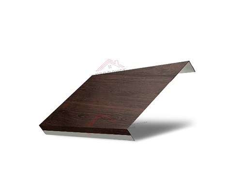 Ламель обратная 150 жалюзи Texas 0,45 Print Elite Choco Wood