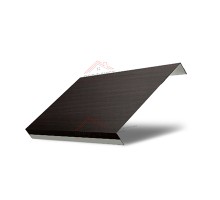 Ламель обратная 125 жалюзи Texas 0,45 Print Elite Coffee Wood
