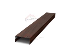 Крепежная планка нижняя Texas 0,45 Print Elite Choco Wood