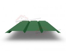 Софит металлический без перфорации 0,45 PE с пленкой RAL 6002 лиственно-зеленый