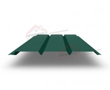 Софит металлический без перфорации 0,4 PE с пленкой RAL 6005 зеленый мох.