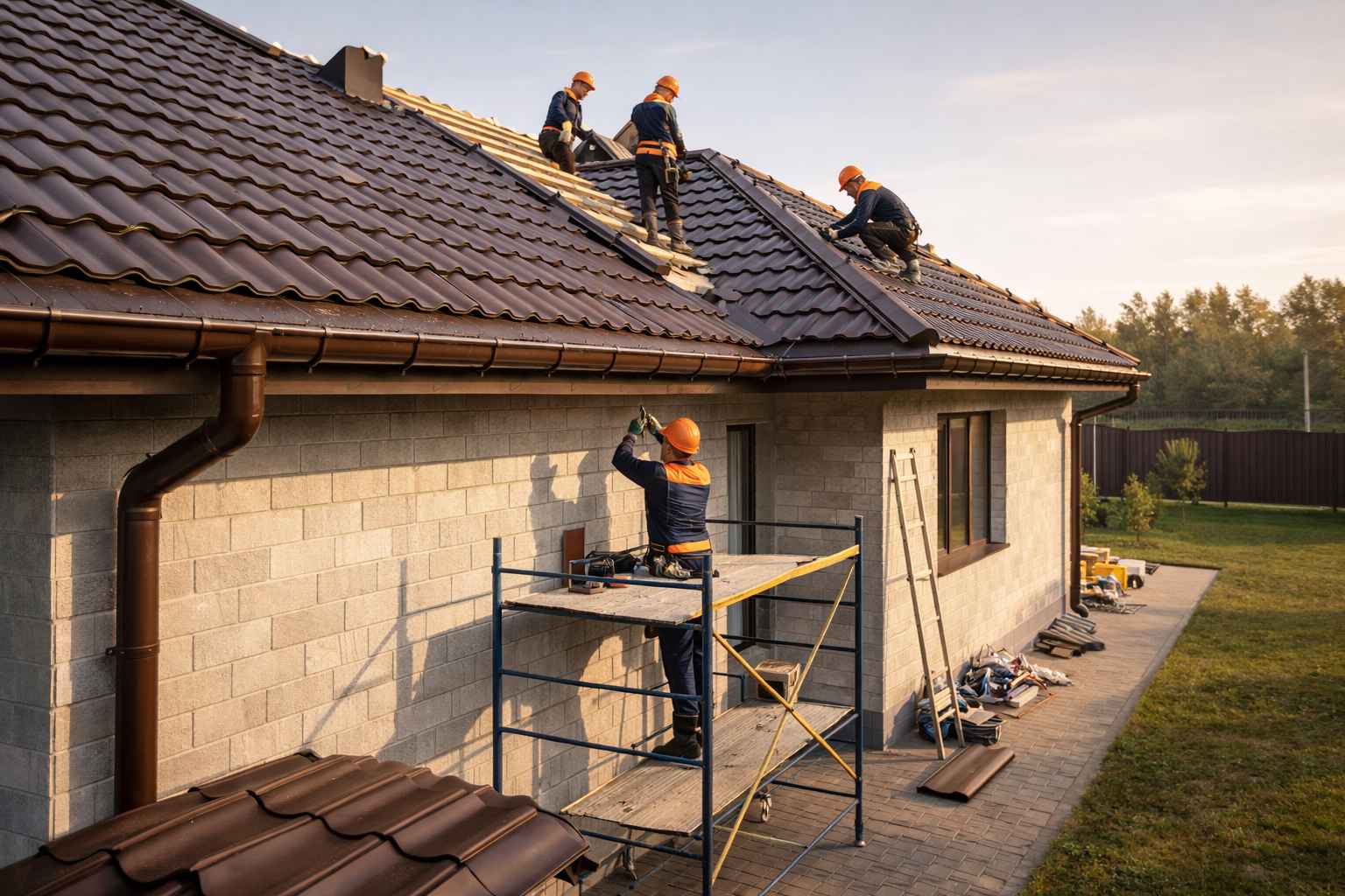 Кровельные работы