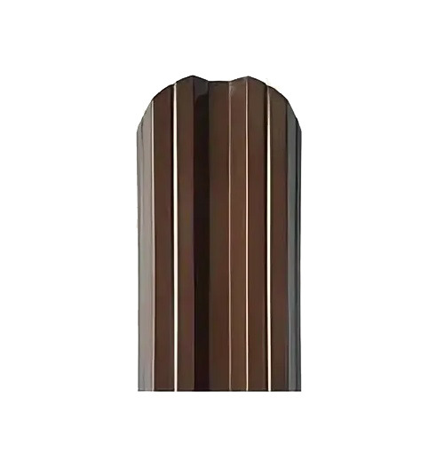 Фото для статьи: штакетник М-образный — профиль планки крупным планом