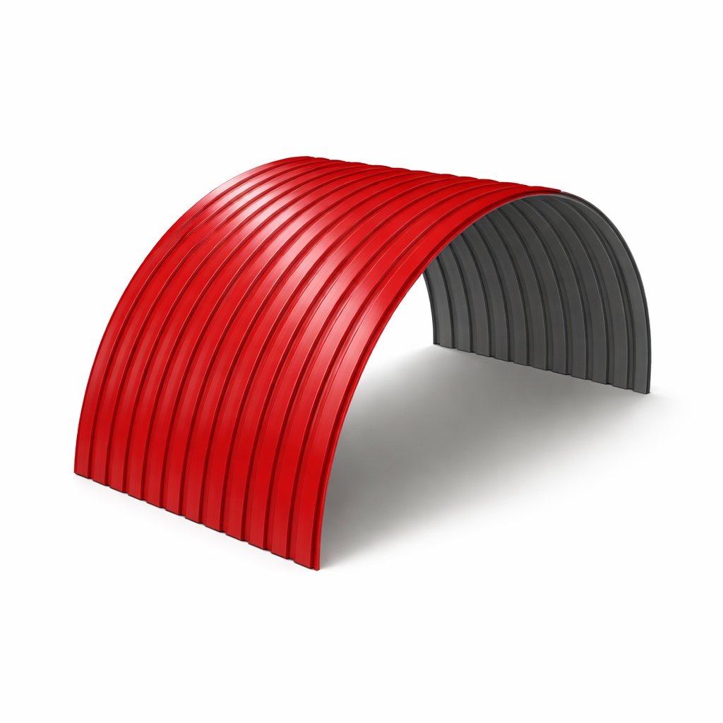 Арочный профнастил МП10ПГ в Санкт-Петербурге и Ленинградской области