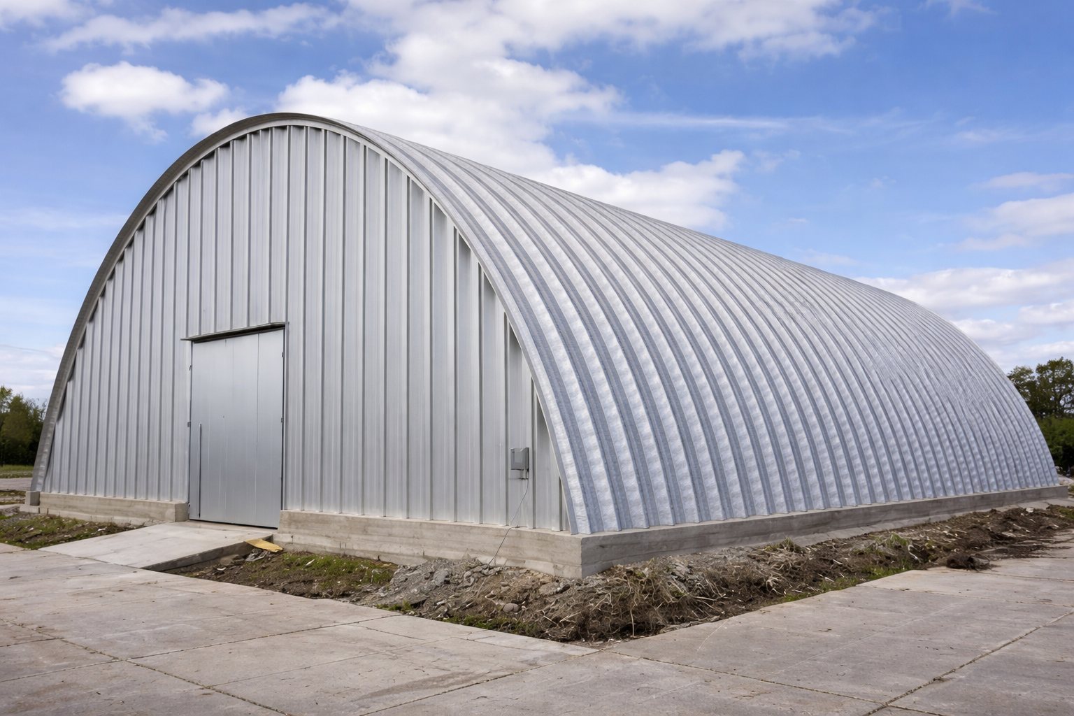 Арочный профнастил МП10ПГ для коммерческих и частных объектов