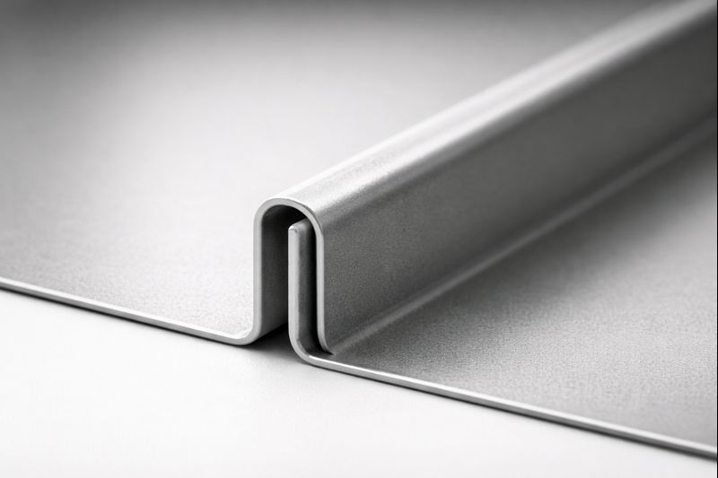 Оцинкованный простой вертикальный паз — поверхность