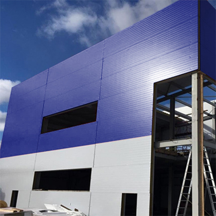 Монтаж стеновых панелей без замков — пример узла/стыка