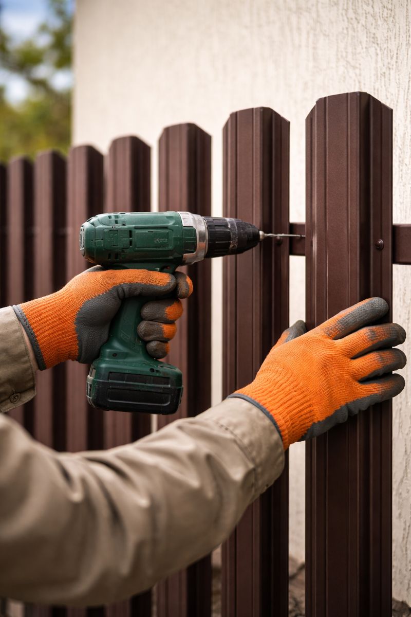 П-образный штакетник: монтаж