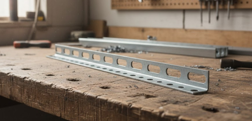 Перфорированный L-профиль в металлических конструкциях