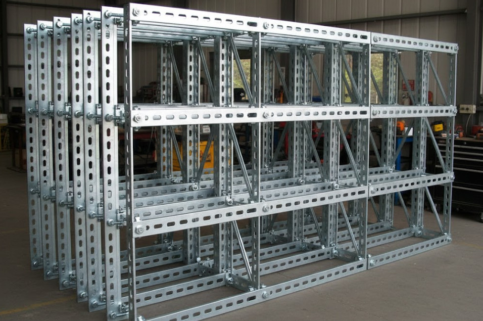 Каркас из перфорированного L-профиля