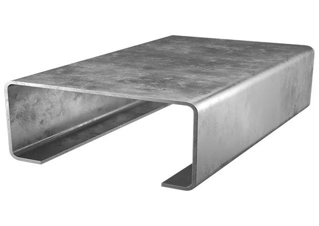 C-профиль — общий вид (C-образное сечение, стенка и полки)