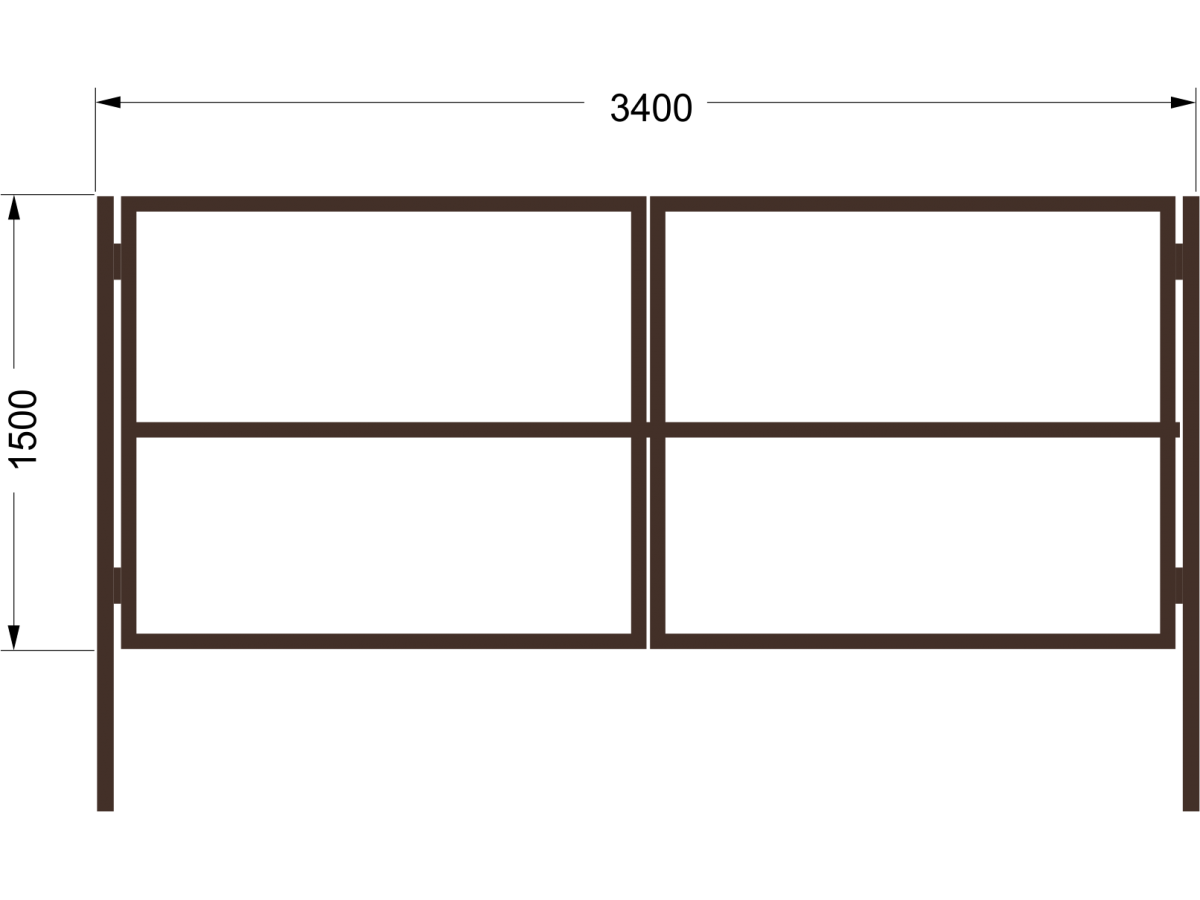 Высота 1 3 метра. Ворота 