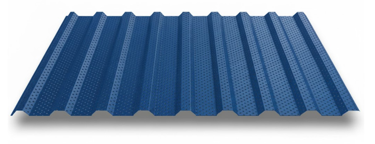 Перфорированный профлист Т20 в фасадных решениях