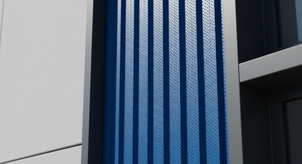 Перфорированный профлист на складе