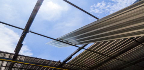 Монтаж профнастила