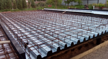 Готовый фасад из профлиста