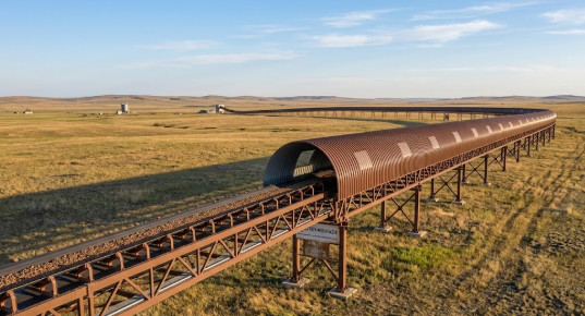 Промышленное укрытие транспортера