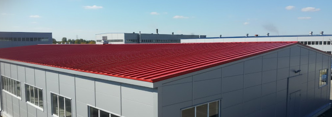 Промышленная кровля из сэндвич панелей