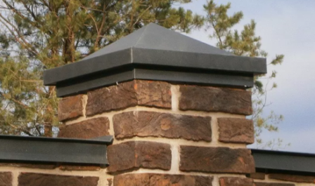 Колпак на столб с защитным покрытием