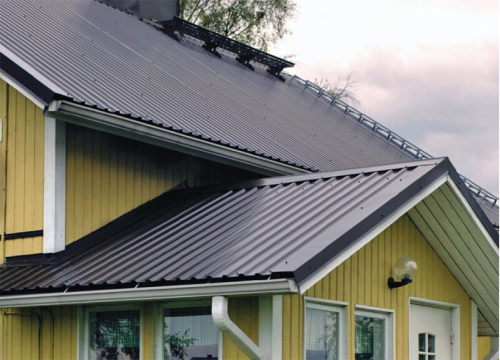 Монтаж профнастила Н57