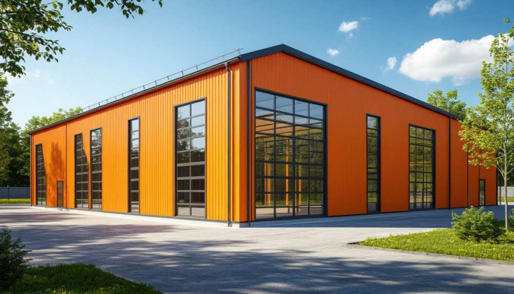 Склад из сэндвич-панелей