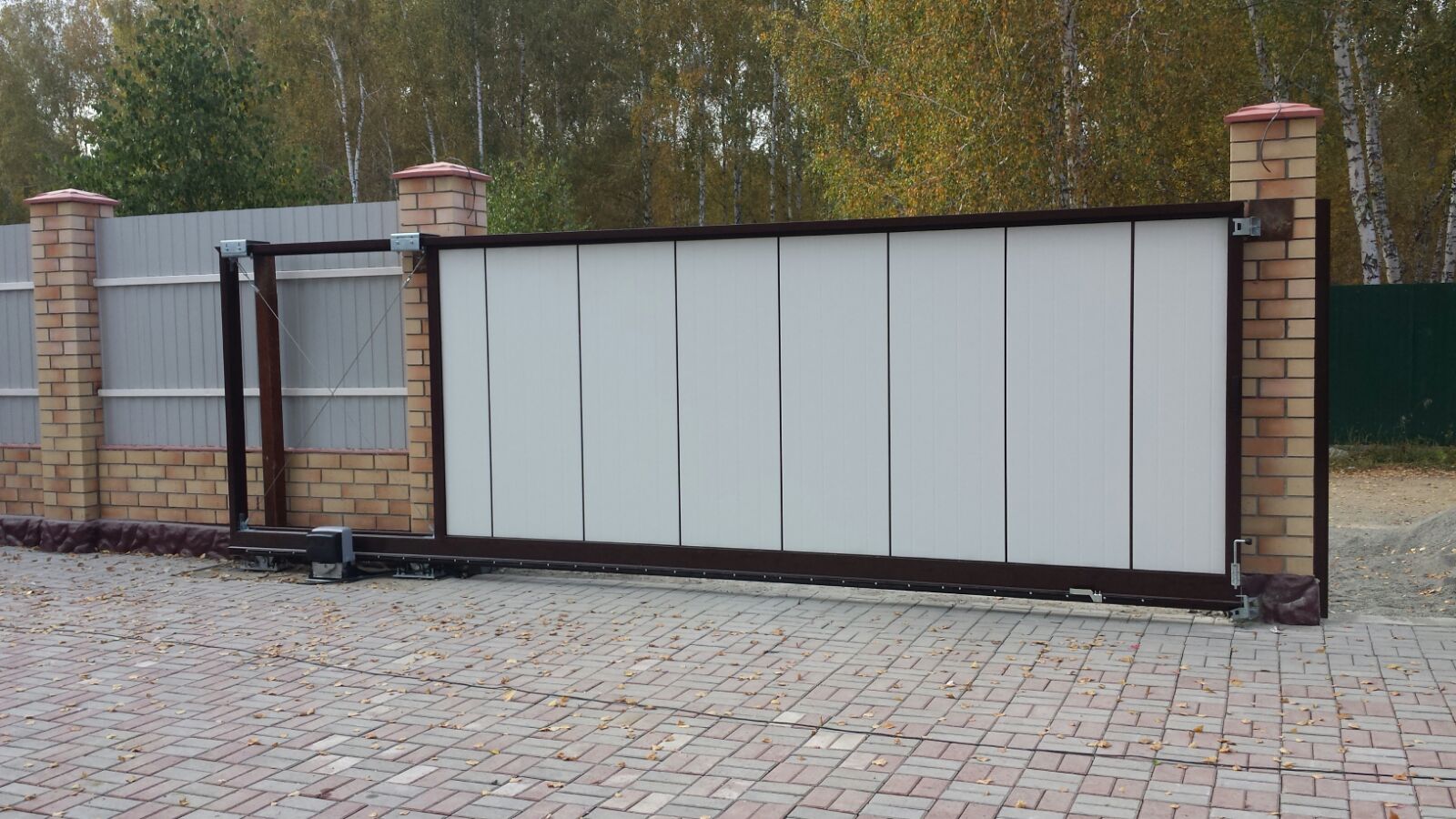 Откатные ворота в СПб и ЛО