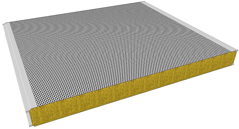 Акустические сэндвич-панели — варианты покрытий, толщин и цветовых решений