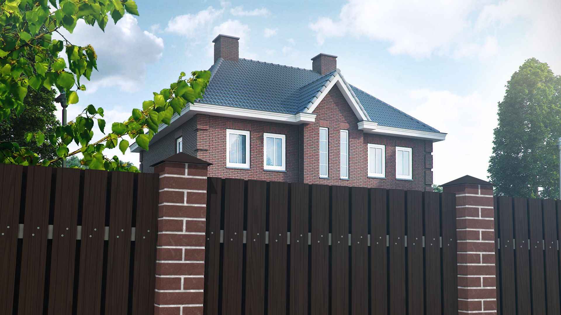 Материалы для забора и фасада