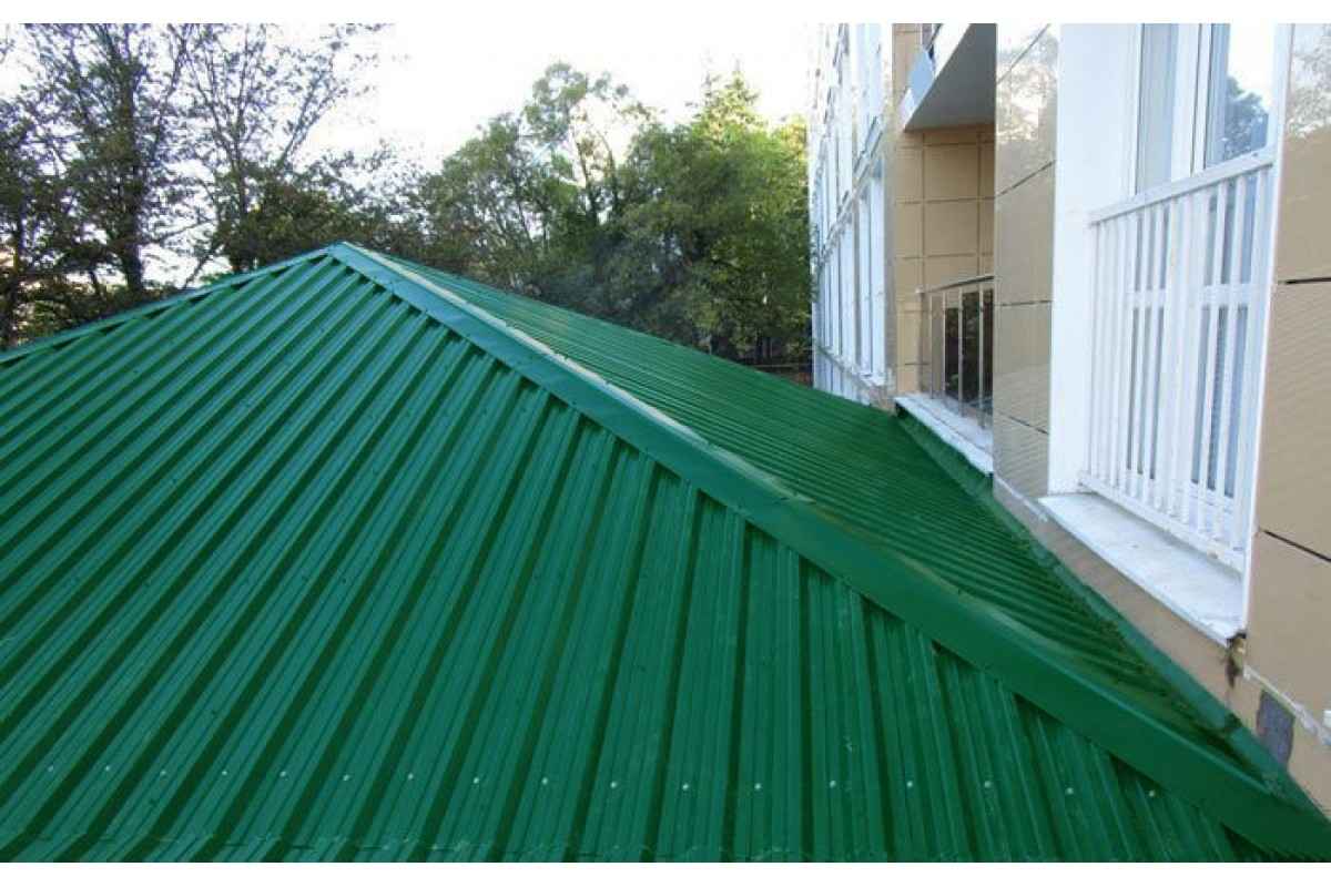 Монтаж профнастила Н60 на крышу