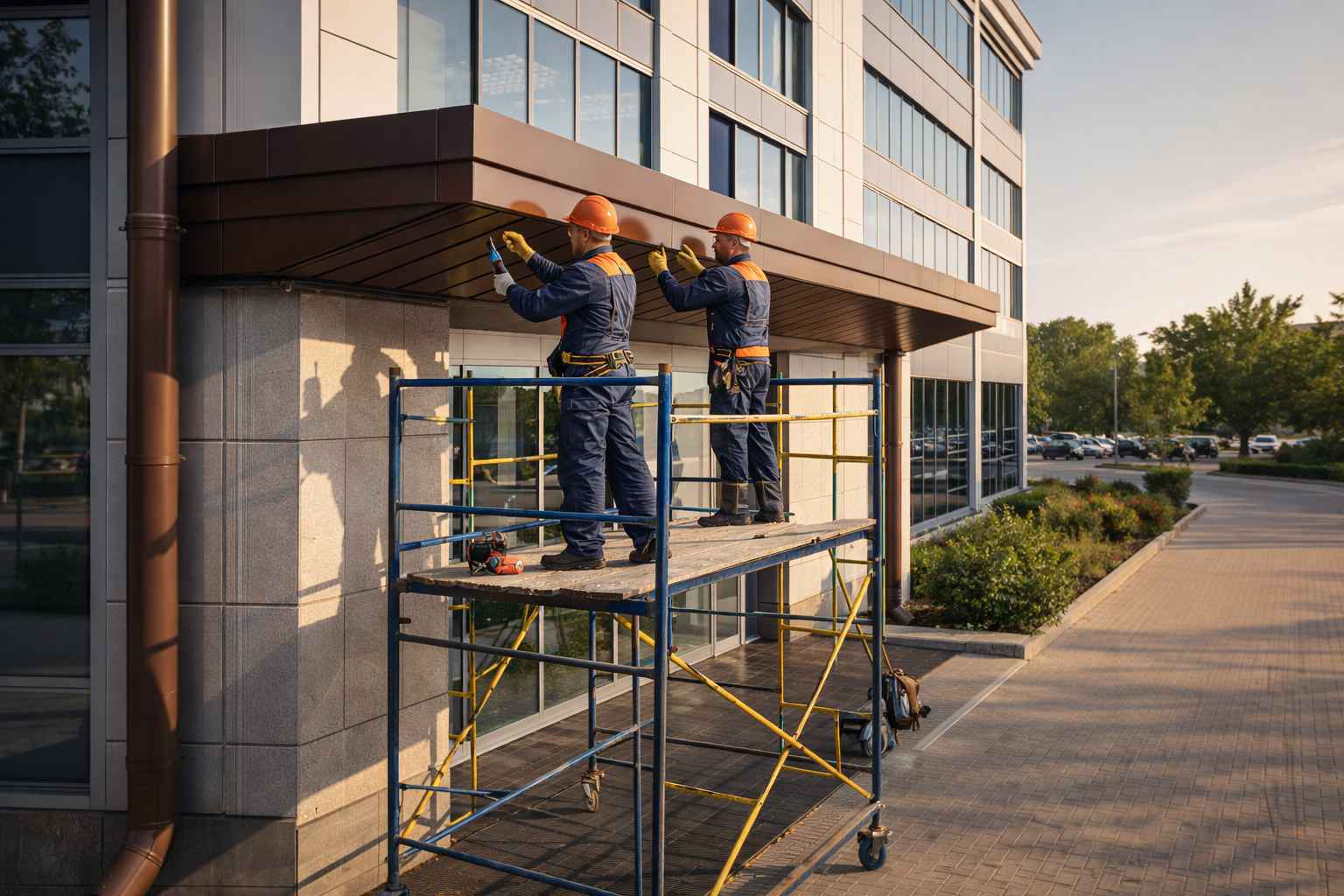 Монтаж софитов