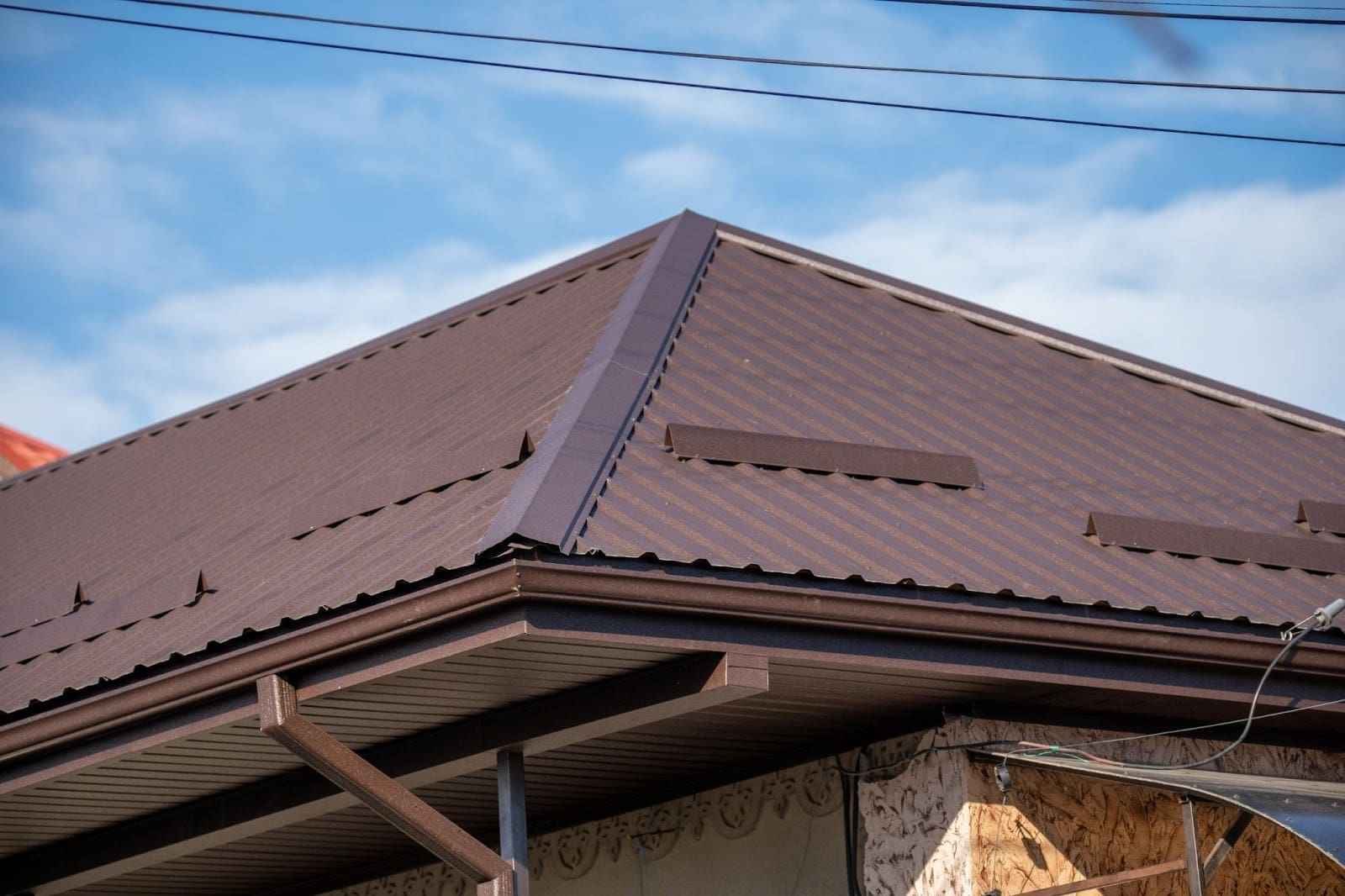 Склад с кровлей из профнастила