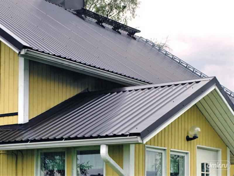 Кровля из профнастила: шоколадный оттенок