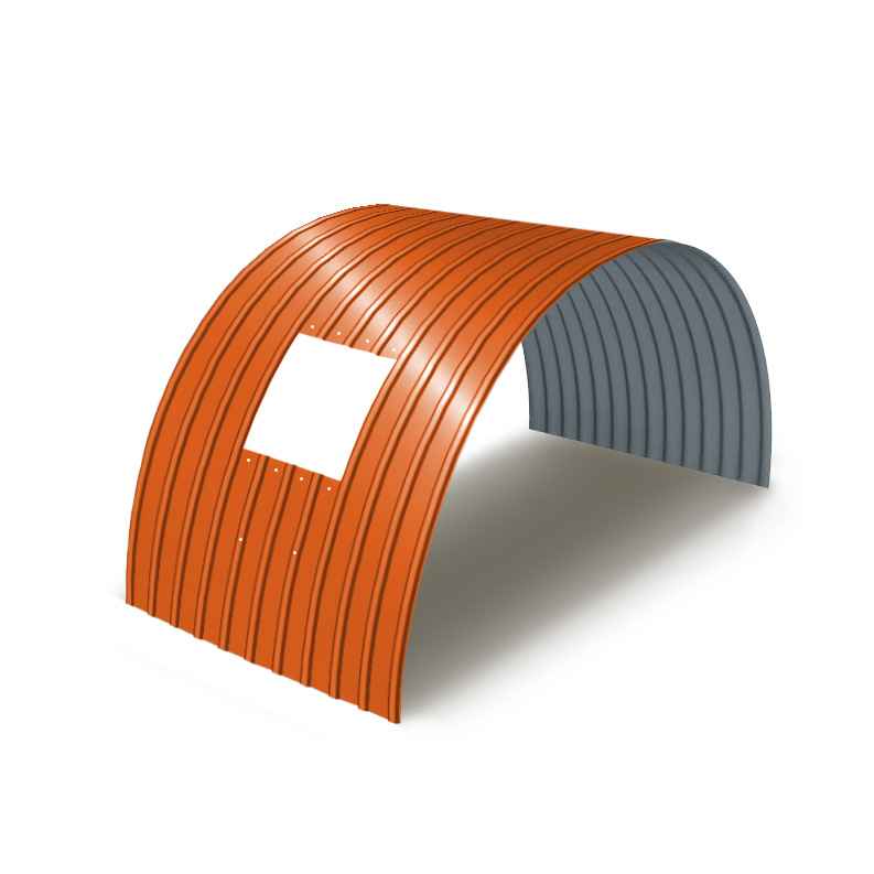 Арочное укрытие конвейера RAL 5001