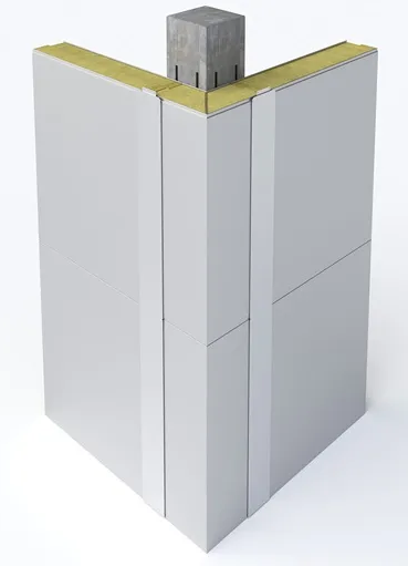 Вертикальная угловая сэндвич панель PIR