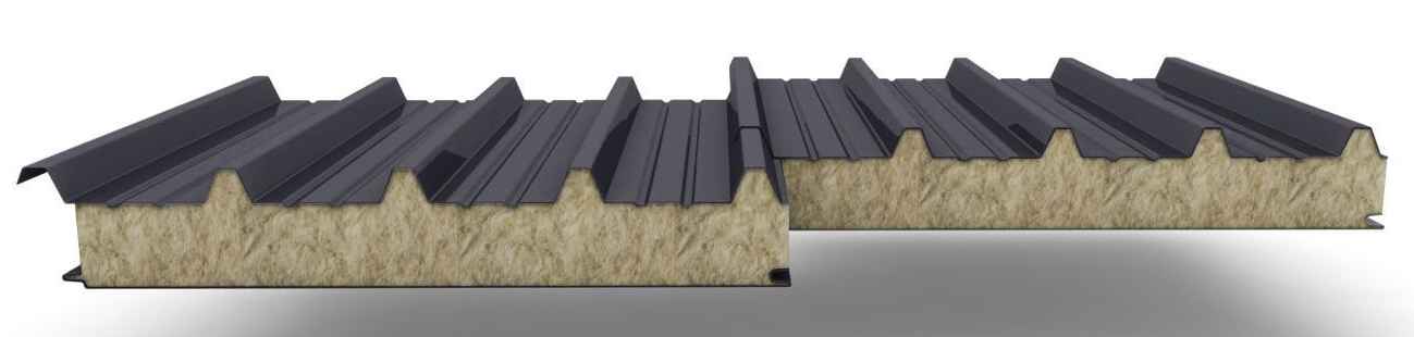 Кровельные сэндвич-панели с минеральной ватой