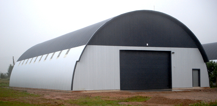 Арочные сэндвич-панели с минеральной ватой