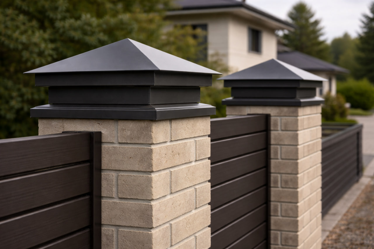 Колпак на заборный столб