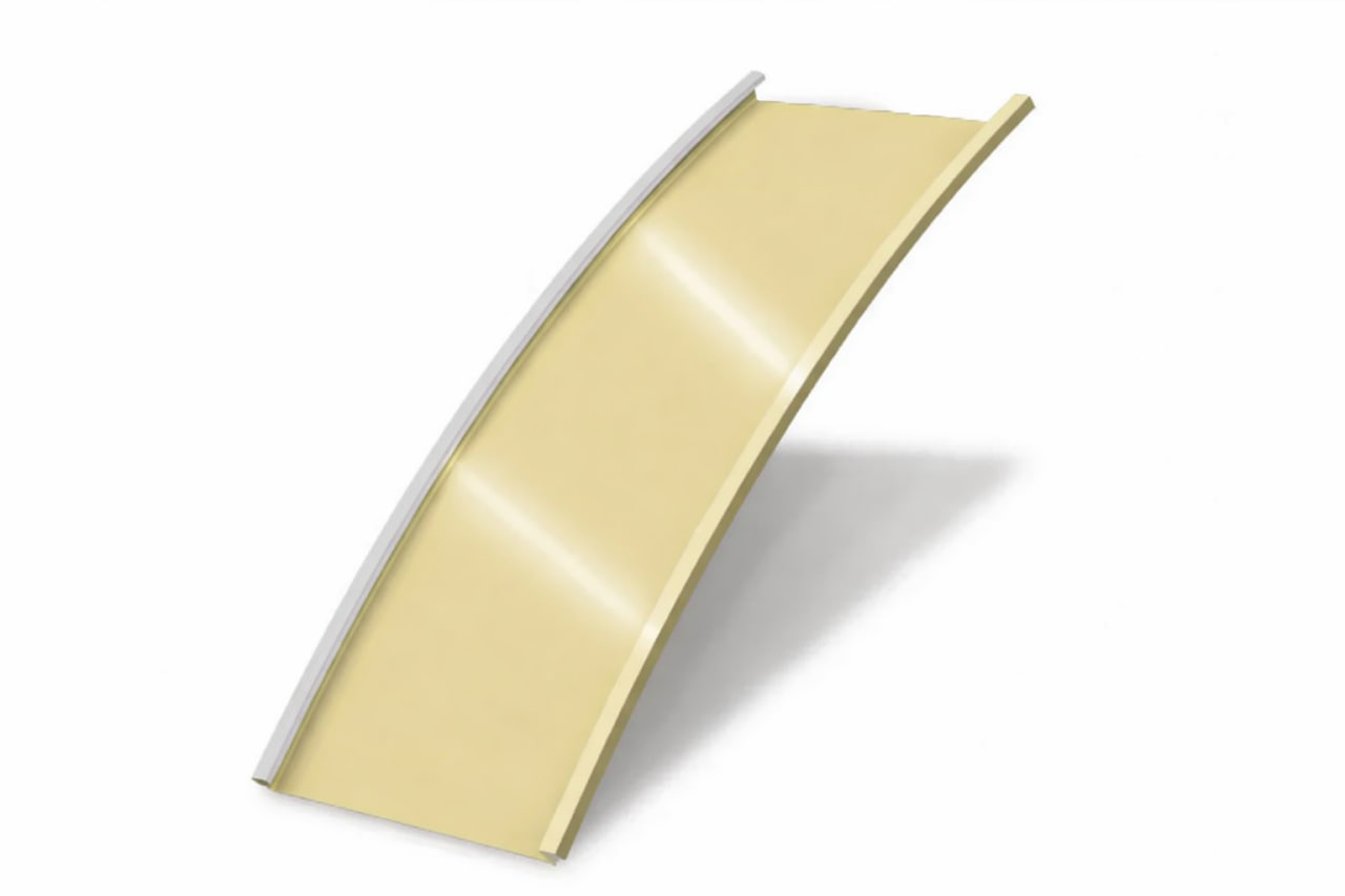 Продольно гнутый фальц гладкий 550 0,45 Полиэстер RAL 1014