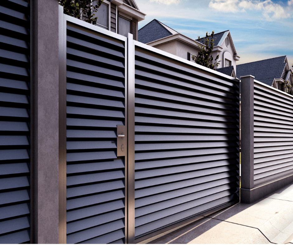 Металлочерепица на крыше здания