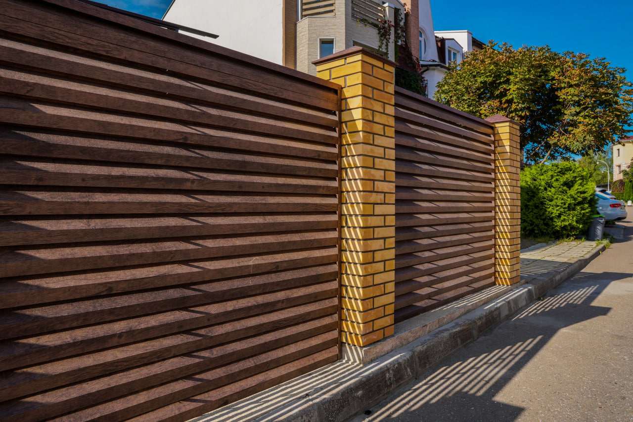 Забор металлический Еврожалюзи коллекция Milan