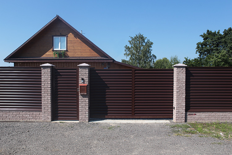 Забор Milan на частном участке