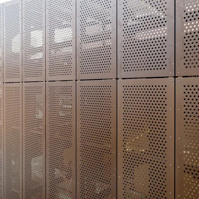 Перфорированный профлист на складе